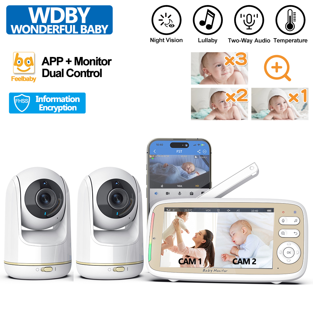 Audio X Music - VB803 PRO Baby Monitor 2pcs Zoom