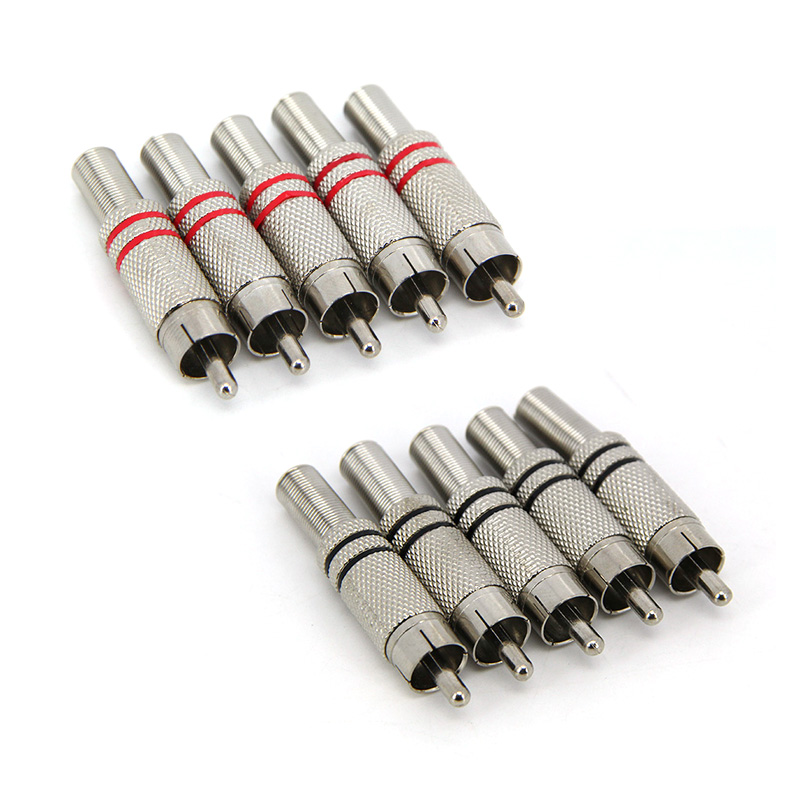 Audio Music Hifi - ดนตรี RCA ชายเสียง Silver Plated HIFI