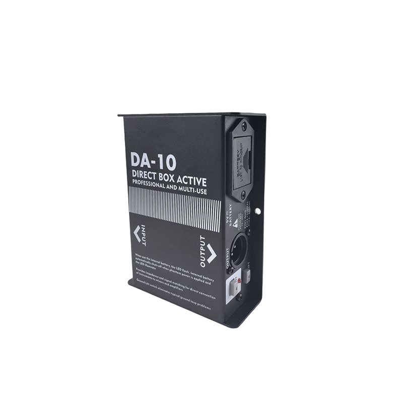 Audio Music Isolator - AU61-Da-10 แอคทีฟ ไดบ็อกซ์ ทรานส์ฟอร์เมอร์อิมพีแดนซ์ อุปกรณ์แยกสัญญาณเสียง ไดบ็อกซ์แบบพกพา