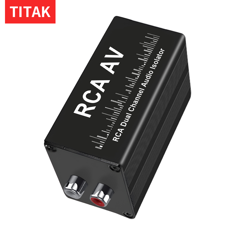 Audio Music Isolator - ตัวแยกสัญญาณเสียงแบบพกพา 3.5 มม. พร้อมตัวกรองเสียงรบกวนแบบ Ground Loop