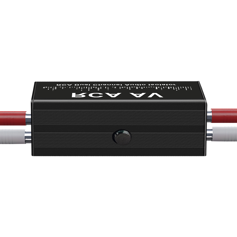 Audio To Music - อุปกรณ์แยกสัญญาณเสียงแบบพกพา 2 ช่องสัญญาณ RCA กำจัดเสียงรบกวนแบบ Ground