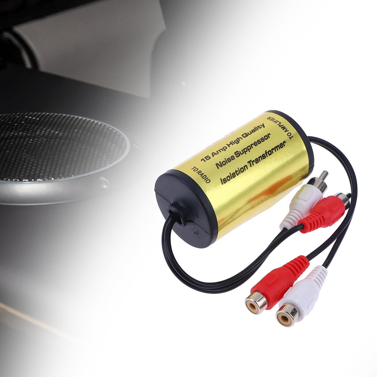 Audio Music Isolator - ตัวกรองสัญญาณเสียง RCA ทั่วไป ประสิทธิภาพเสถียร ใช้แทนตัวกรอง 4