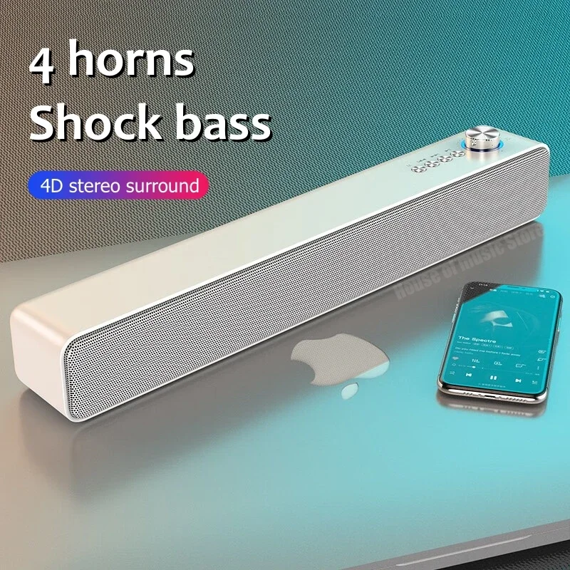 Audio X Music - บลูทูธซับวูฟเฟอร์แท้ ซาวด์บาร์ ทีวี ระบบเสียงเอคโค่ ลำโพงคอมพิวเตอร์ โฮมเธียเตอร์