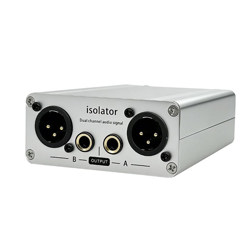 Audio Music Isolator - ตัวแยกสัญญาณเสียง CJSD-XLR ตัวกรองสัญญาณเสียงรบกวน ตัวแยกสัญญาณเสียงสำหรับเครื่องดนตรี กล่อง DI