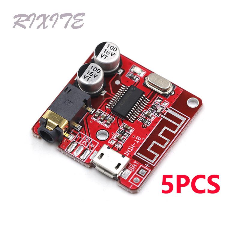 Audio Music To Mp3 - 5ชิ้น XY-BT-MINI บลูทูธ5.0บอร์ดรับสัญญาณบลูทูธถอดรหัสบลูทูธ MP3โมดูลเพลงสเตอริโอไร้สายบอร์ดเครื่องถอดรหัสไม่สูญเสียข้อมูล