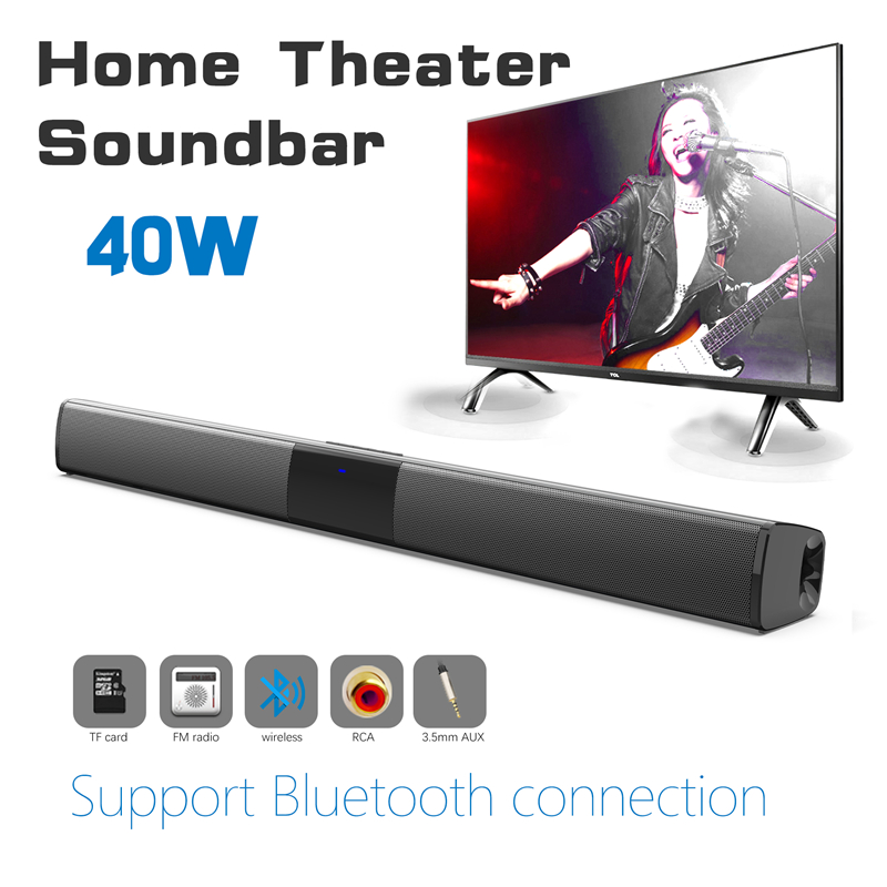 Audio Music Center - 40W ไร้สายบลูทูธ 5.0 Soundbar ลําโพง Hifi