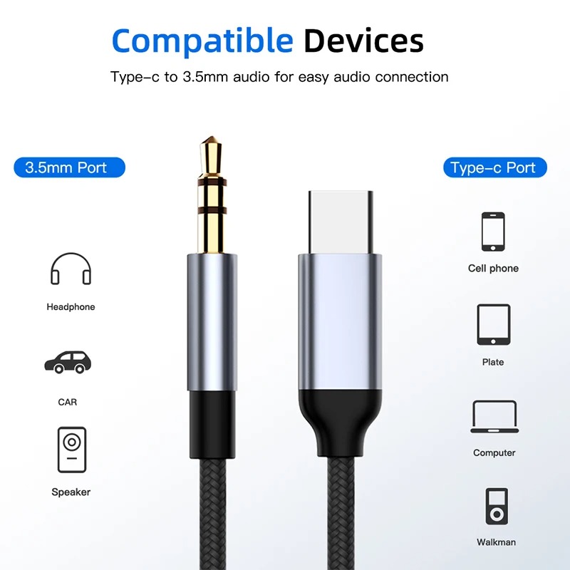 Audio Music Isolator - อะแดปเตอร์ USB C เป็น 3.5 มม.