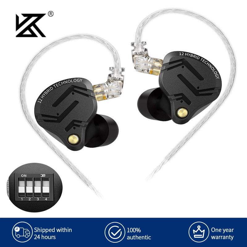 Audio X Music - KZ ZS12 PRO X หูฟังโลหะ 1DD+5BA