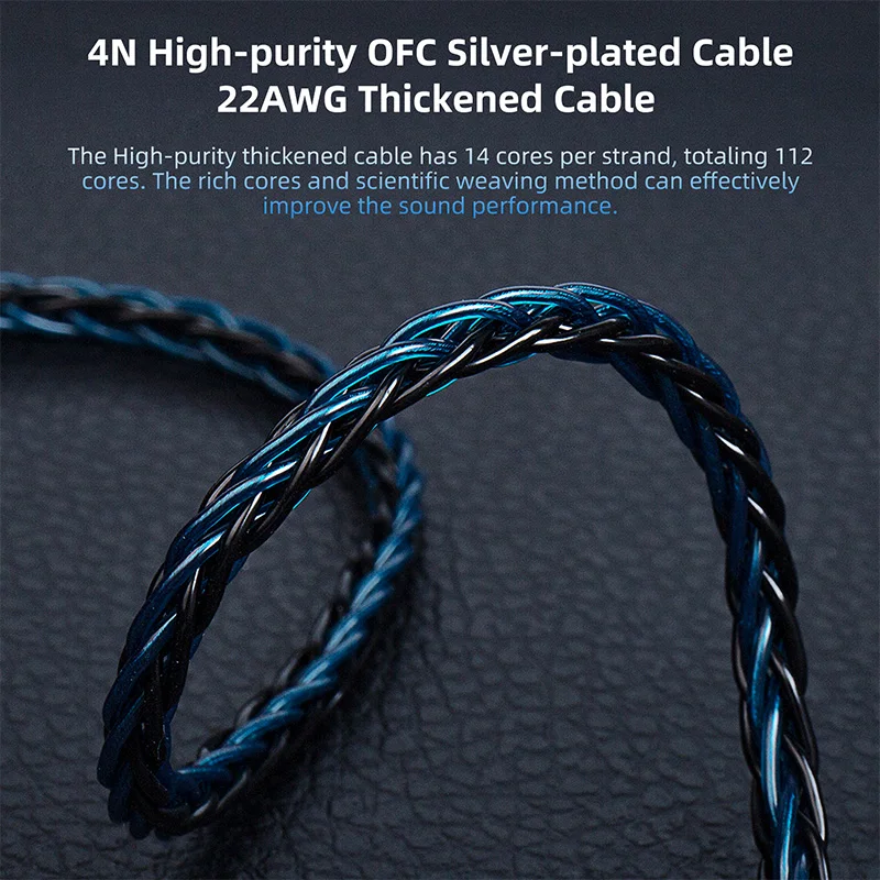 สายหูฟัง KBEAR ST12 แบบ 8 เส้น - Audio Music Hifi บทวิจารณ์และราคา