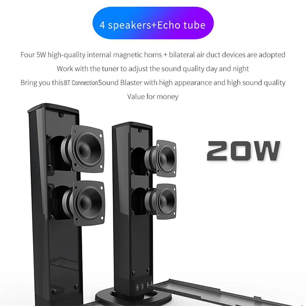 ไร้สายบลูทูธทีวี Sound Bar 2 ร - Audio Music Center บทวิจารณ์และราคา