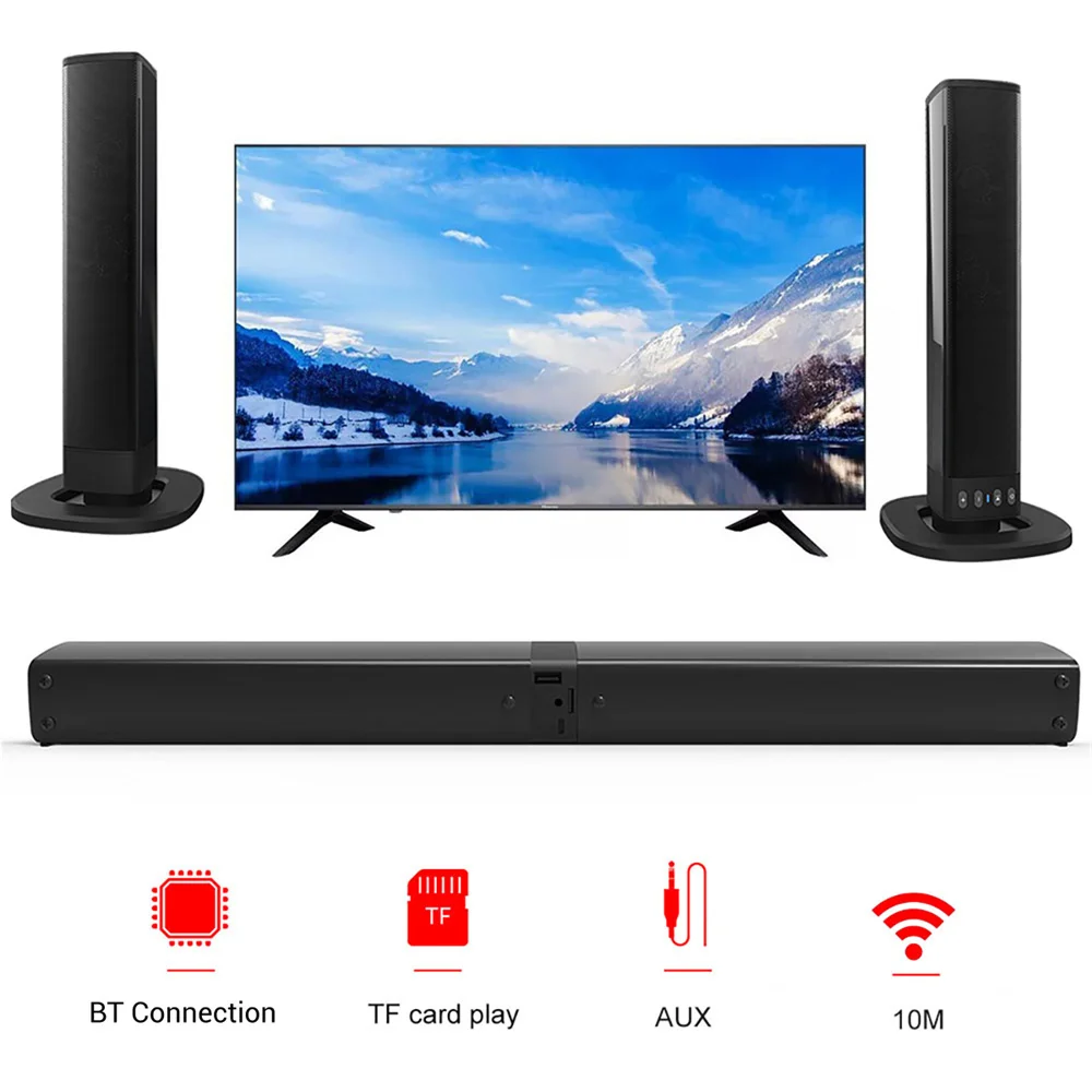 ไร้สายบลูทูธทีวี Sound Bar 2 ร - Audio Music Center บทวิจารณ์และราคา