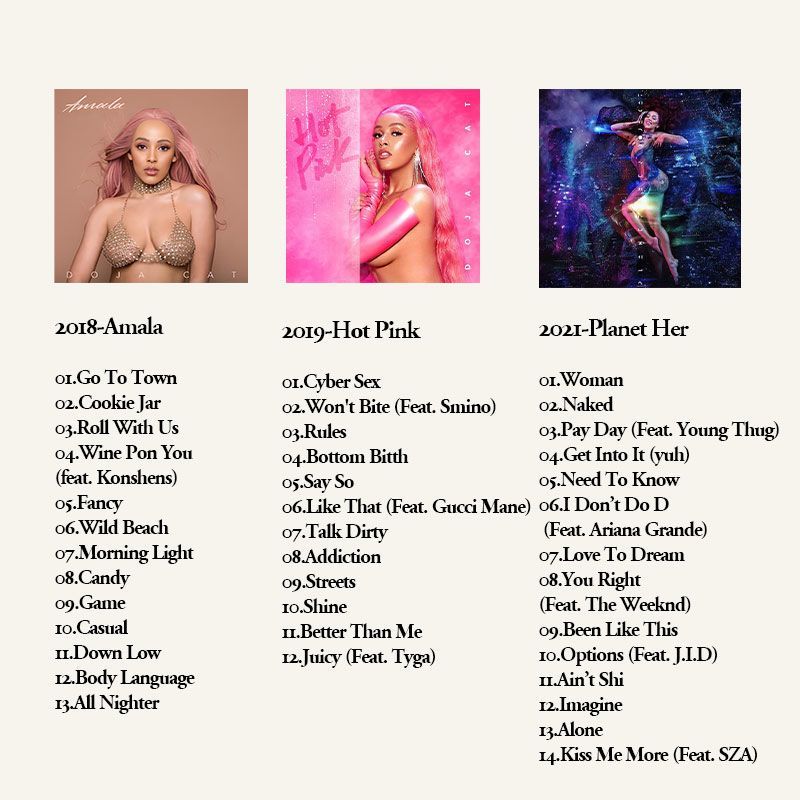 คอลเลกชันอัลบั้มเพลงดอยจา แคท  - Audio To Music บทวิจารณ์และราคา