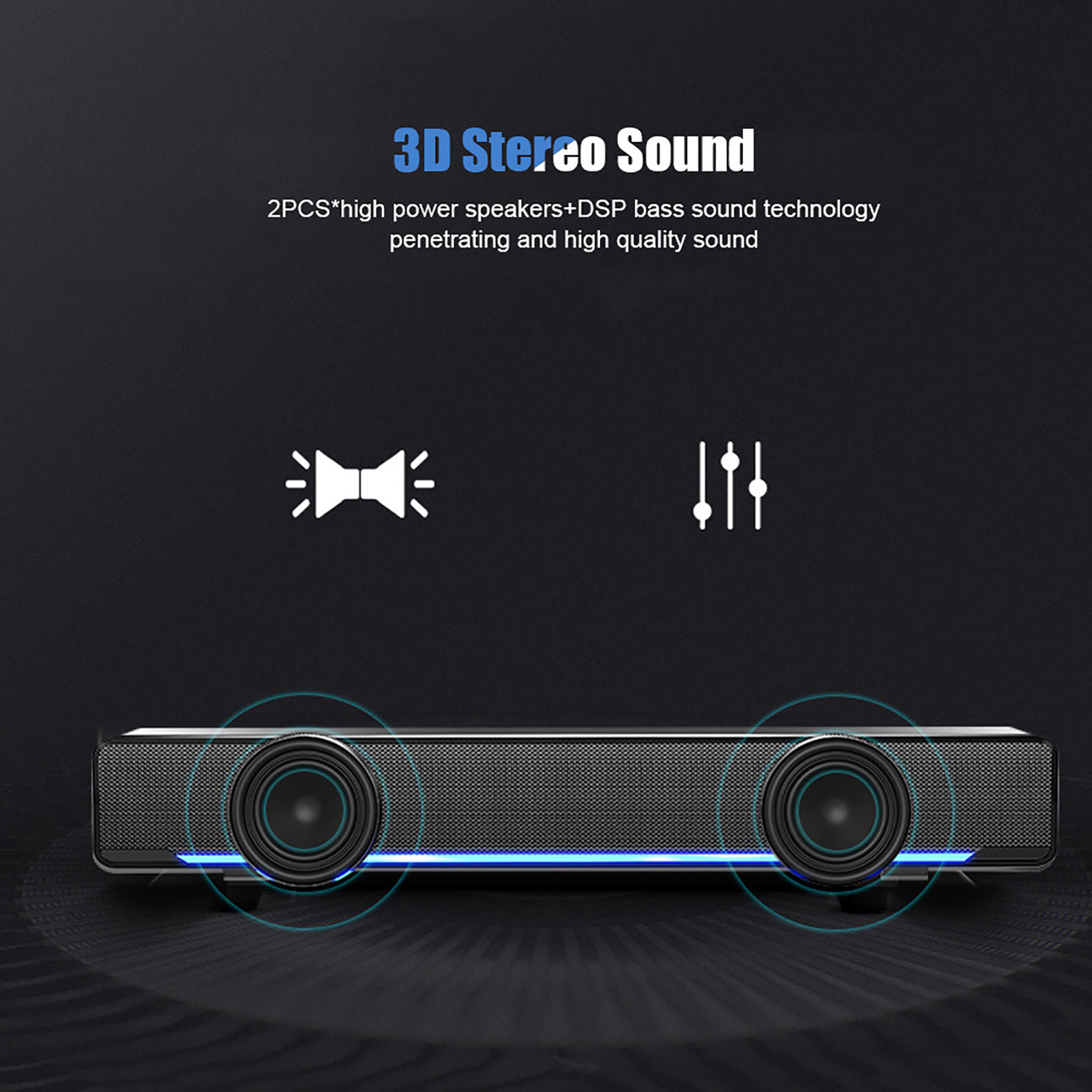 Soundbar แบบพกพา USB สายสเตอริ - Audio Music Center บทวิจารณ์และราคา