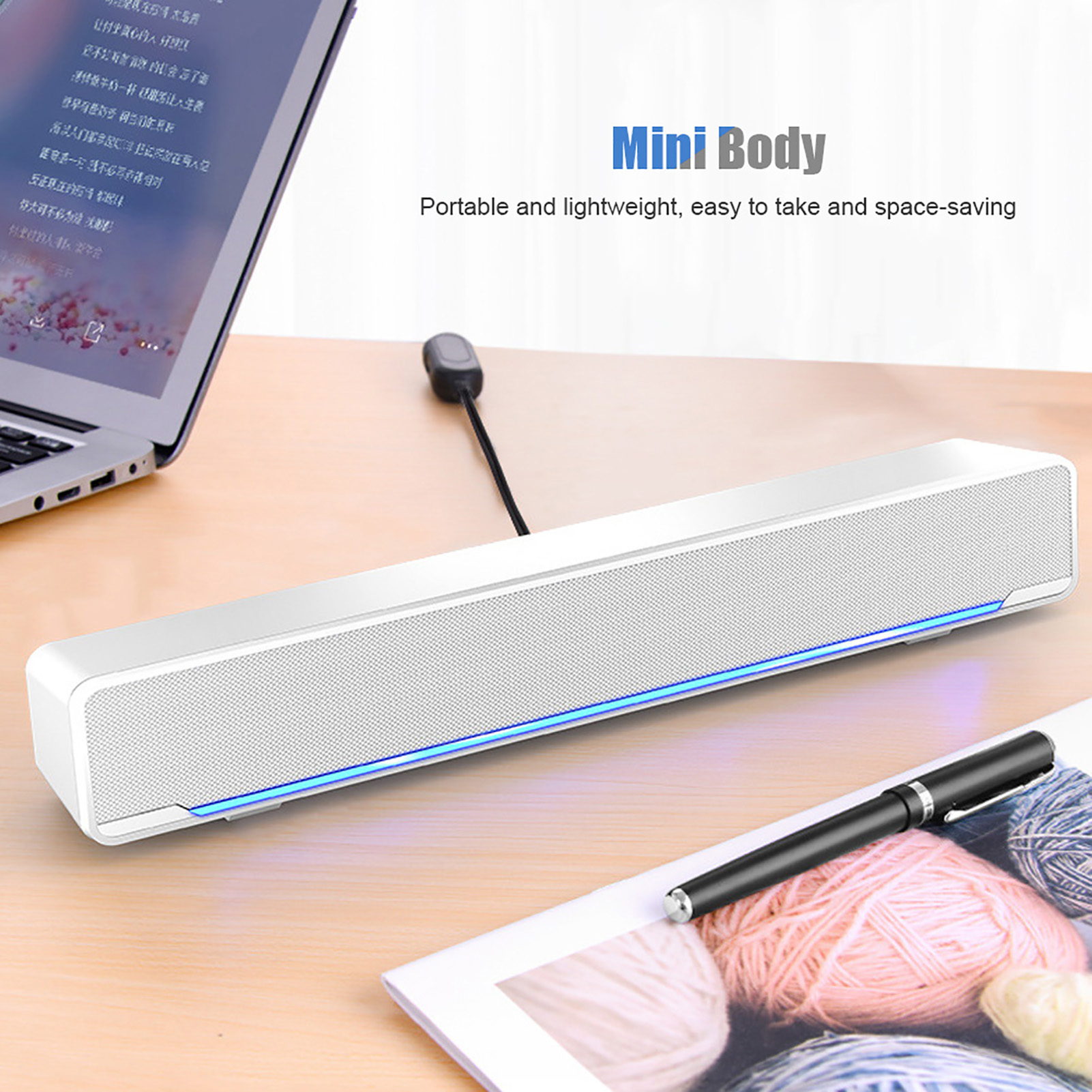 Soundbar แบบพกพา USB สายสเตอริ - Audio Music Center บทวิจารณ์และราคา