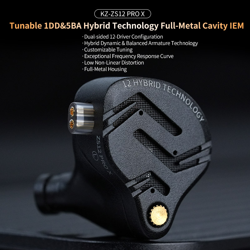 KZ ZS12 PRO X หูฟังโลหะ 1DD +  - Audio X Music บทวิจารณ์และราคา