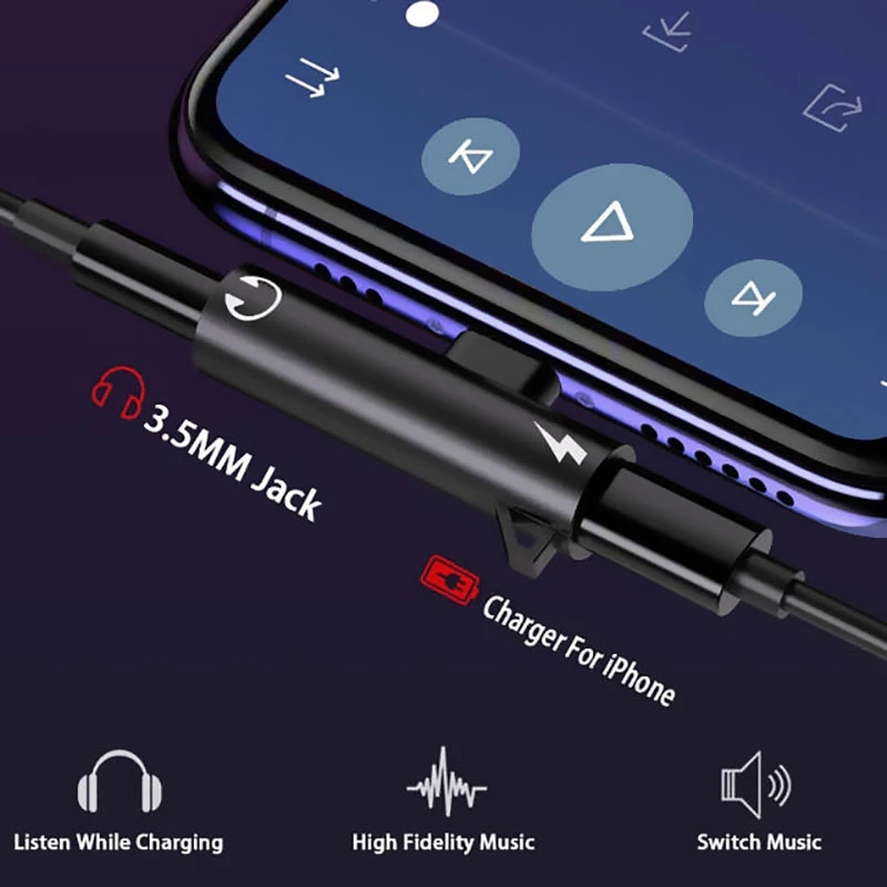 2 In1 อะแดปเตอร์ Splitter สําห - Audio X Music บทวิจารณ์และราคา