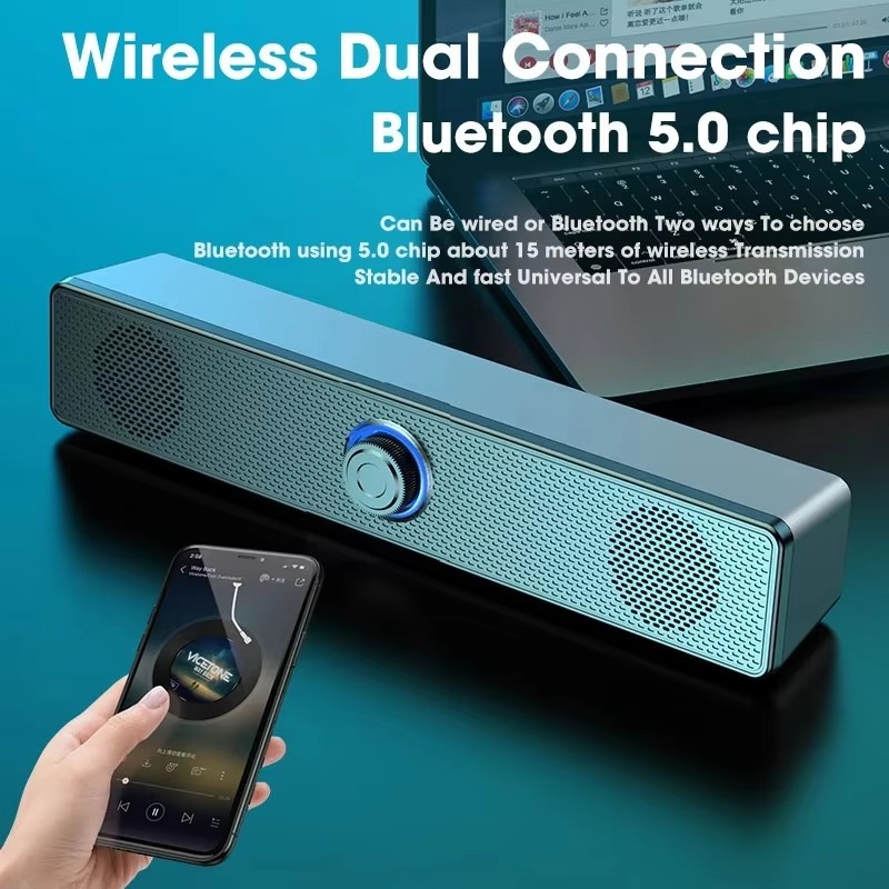 ลำโพงซาวด์บาร์สำหรับคอมพิวเตอร - Audio Music To Mp3 บทวิจารณ์และราคา