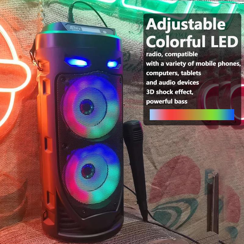 สีสันสดใส LED ซาวด์บาร์ลำโพงบล - Audio Music Center บทวิจารณ์และราคา