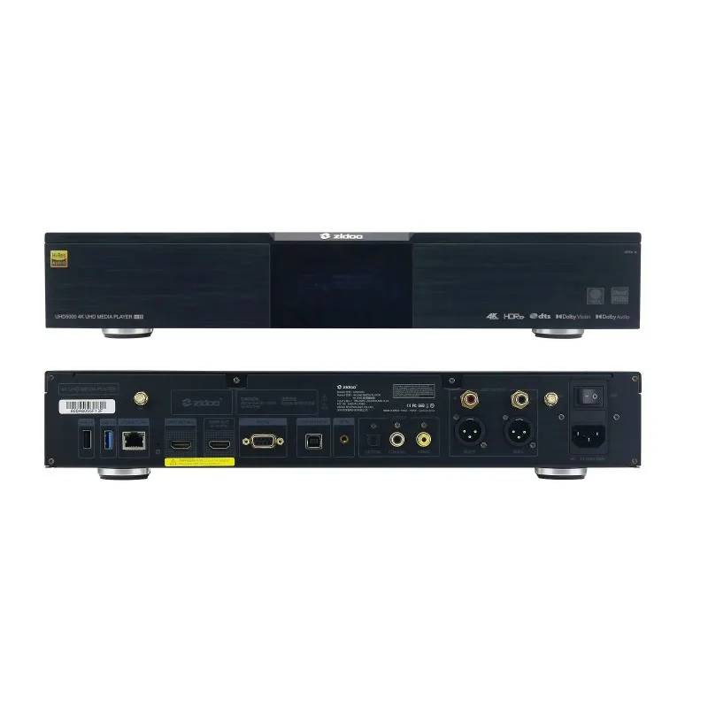 ZIDOO UHD5000 4K HDR Dolby Vis - Audiovision Music Player บทวิจารณ์และราคา