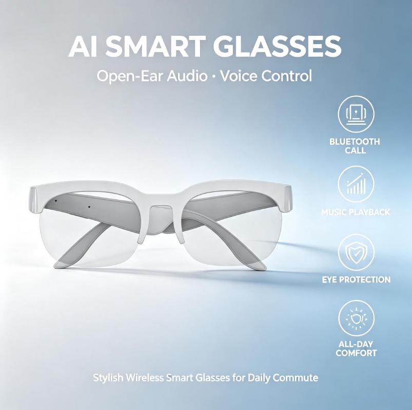 แว่นตาอัจฉริยะ 2026 พร้อมระบบเ - Audio Music Video บทวิจารณ์และราคา