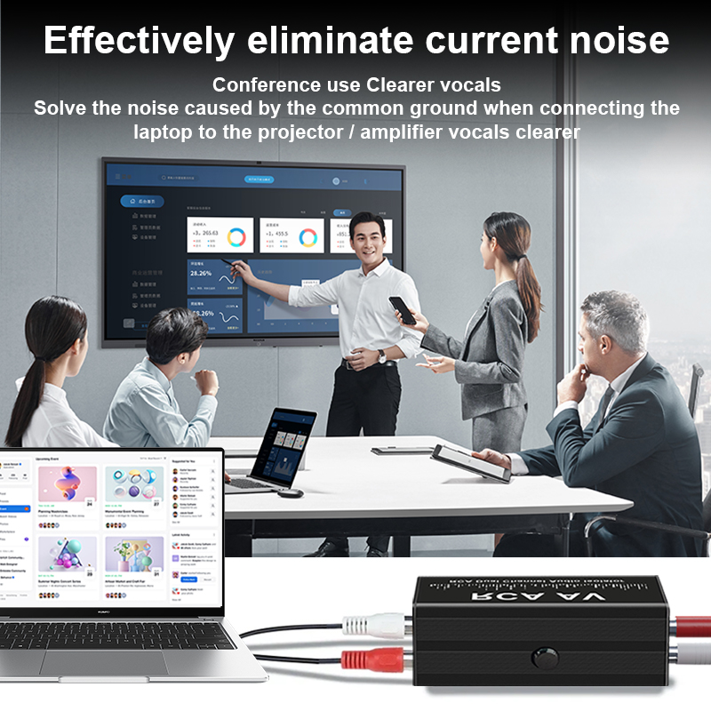 ตัวแยกสัญญาณเสียง RCA 2 ช่องปร - Audio Music Isolator บทวิจารณ์และราคา