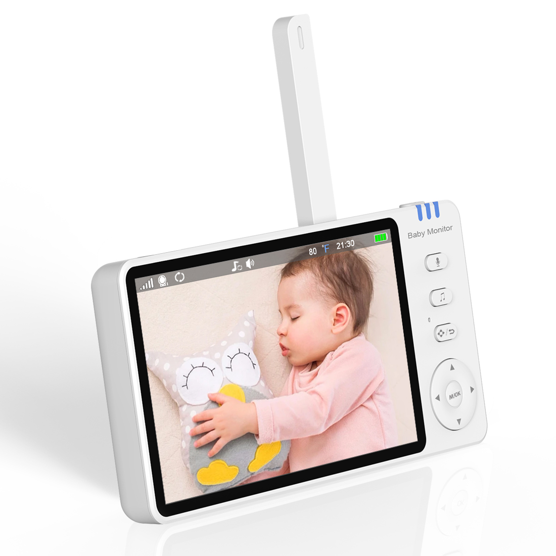 กล้องดูเด็กไร้สาย 720P HD หน้า - Audiovision Music Player บทวิจารณ์และราคา