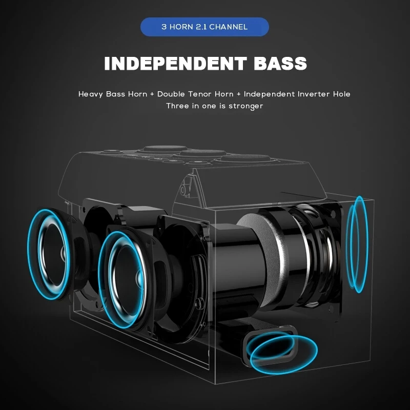 กล่องเสียงลำโพงบลูทูธพกพาได้ซั - Audio Music Center บทวิจารณ์และราคา