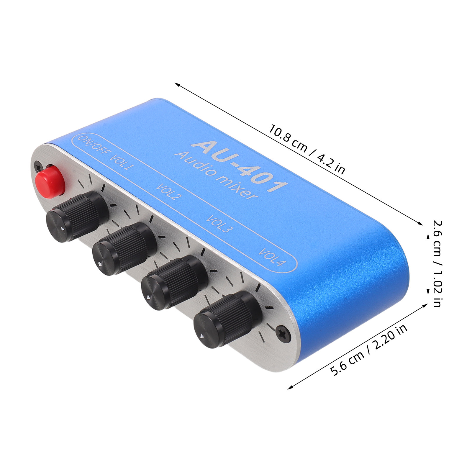 มิกเซอร์เสียง 4 แชนแนล ขนาดกะท - Audio To Music บทวิจารณ์และราคา