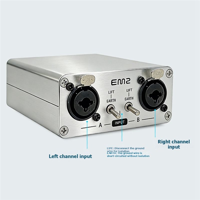 ตัวแยกสัญญาณเสียง CJSD-XLR ตัว - Audio Music Isolator บทวิจารณ์และราคา