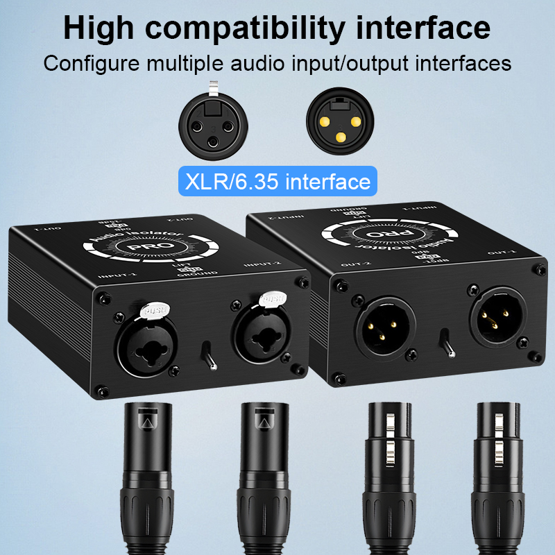 อุปกรณ์แยกสัญญาณเสียง XLR 2CH  - Audio Music Isolator บทวิจารณ์และราคา