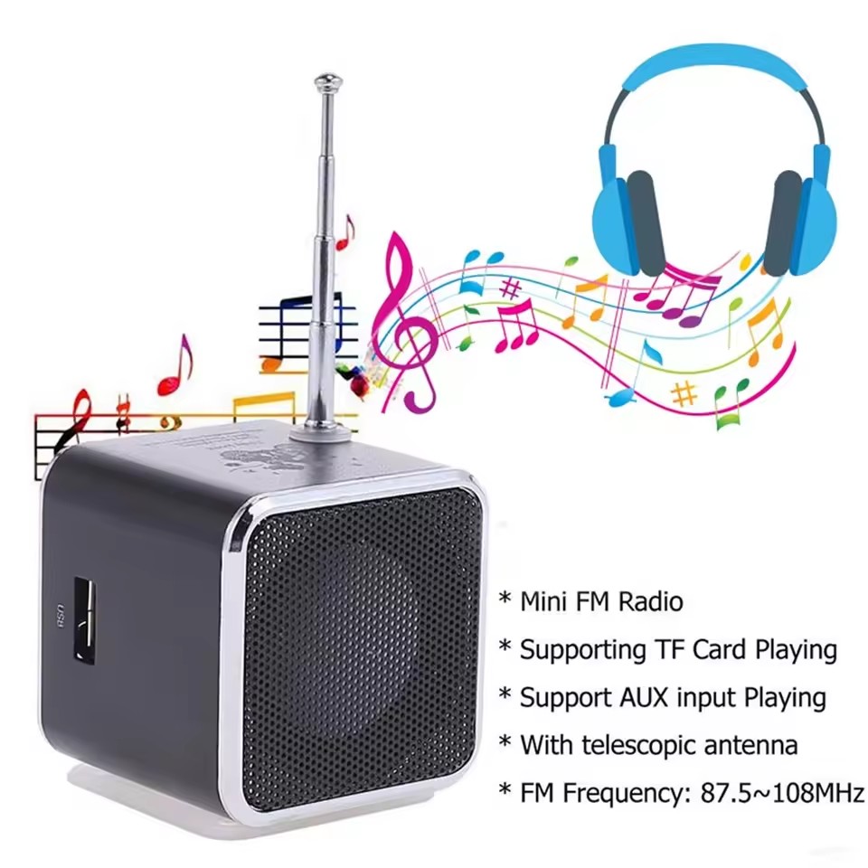 ลำโพงบลูทูธไร้สาย วิทยุ FM แบบ - Audio Music Center บทวิจารณ์และราคา