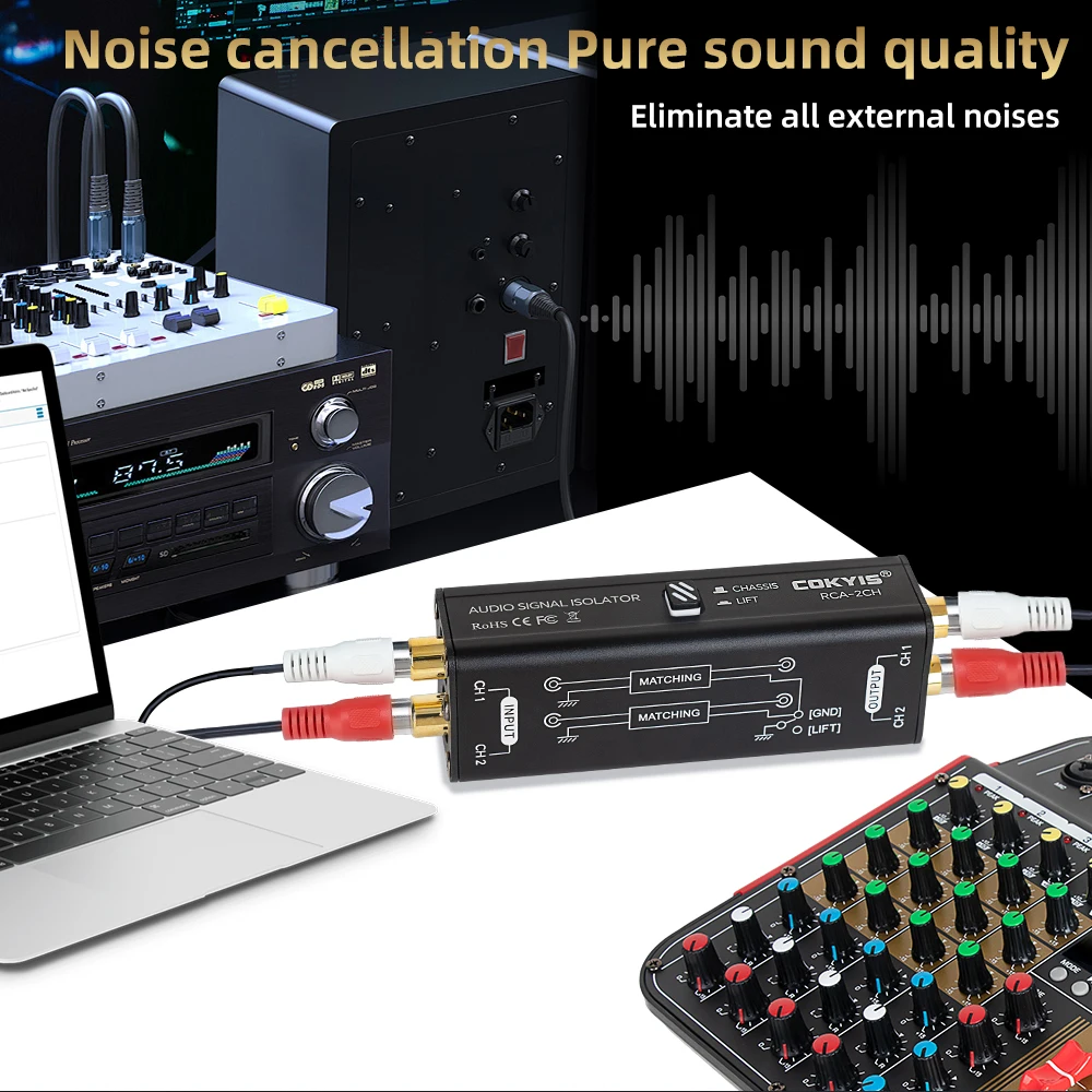 ตัวแยกสัญญาณเสียงแบบมืออาชีพ ก - Audio Music Isolator บทวิจารณ์และราคา