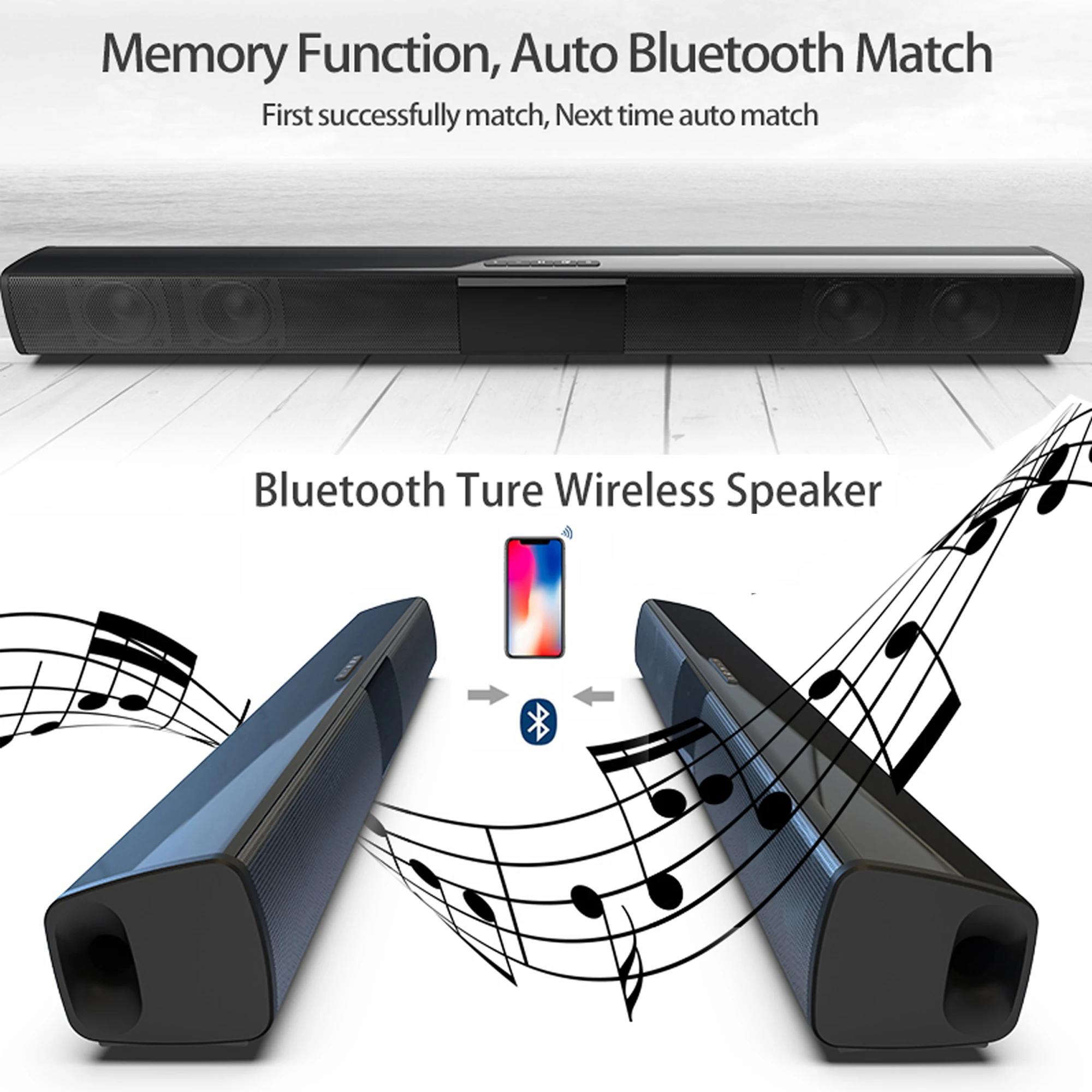 แถบเสียงพลังสูง40W สำหรับทีวีค - Audio Music Center บทวิจารณ์และราคา