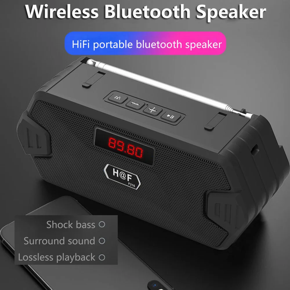 ลำโพงบลูทูธไร้สายแบบพกพาสำหรับ - Audio Music Center บทวิจารณ์และราคา