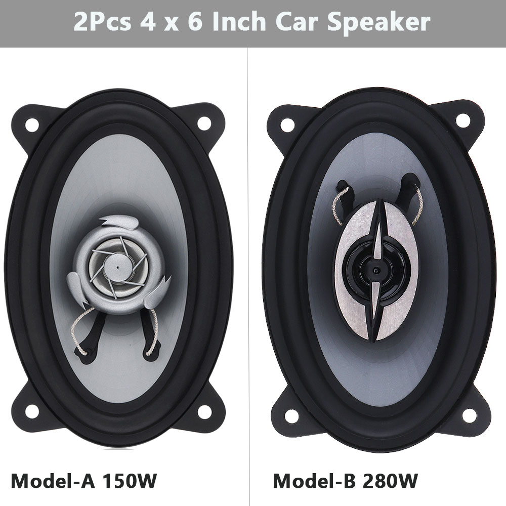 2ชิ้น4x6นิ้ว150W/280W ลำโพงรถย - Audio X Music บทวิจารณ์และราคา