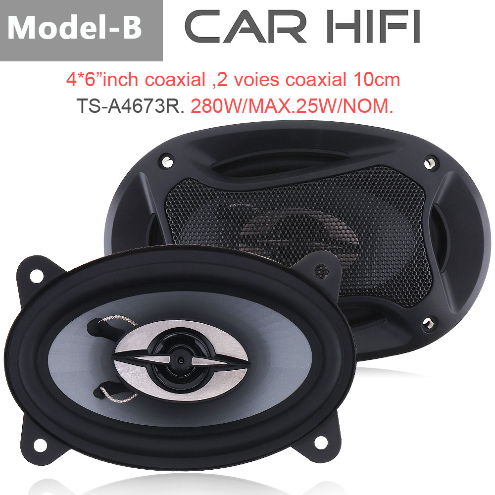 2ชิ้น4x6นิ้ว150W/280W ลำโพงรถย - Audio X Music บทวิจารณ์และราคา